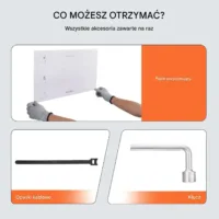 Regały do garażu 2 szt. mocowanie ścienne 726 kg warsztatowe magazynowe