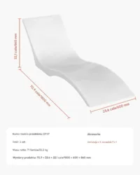 Leżaki do basenu 2 szt. krzesła pływające do 12,7cm głębokości wody, relaks