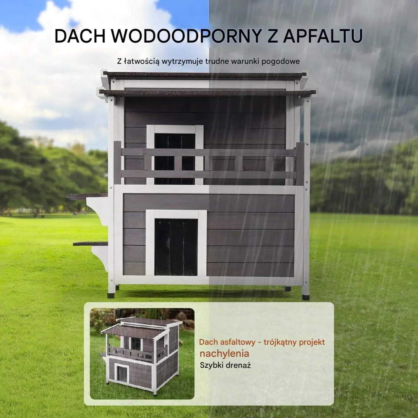 Domek dla Kota 77 cm - obrazek 5