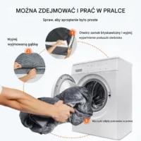 Siedzisko Samochodowe dla Psa Bezpieczne i Wygodne  – Szare 25 kg