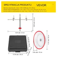 Regulowana Piła do Otworów 40-200 mm Dwa Wymienne Wiertła