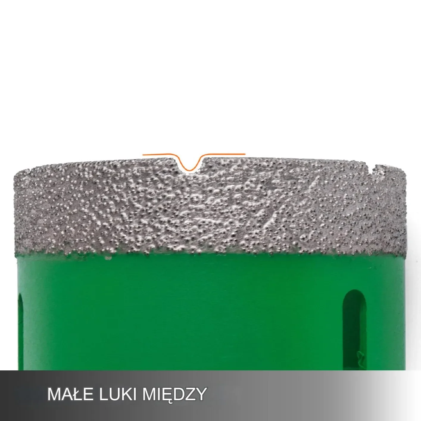 Korona diamentowa zestaw 5szt M14 22-65mm do płytek granitu szkła wiertło - obrazek 6