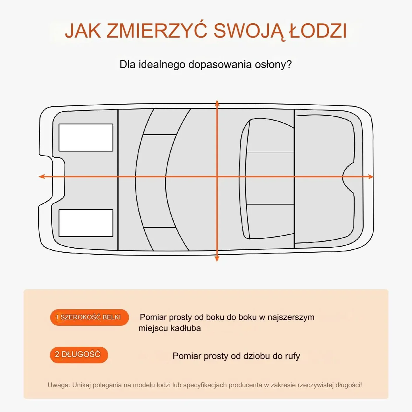 Pokrowiec plandeka osłona przykrycie na łódź łódkę wędkarską 8.6 x 4.4 m - obrazek 2