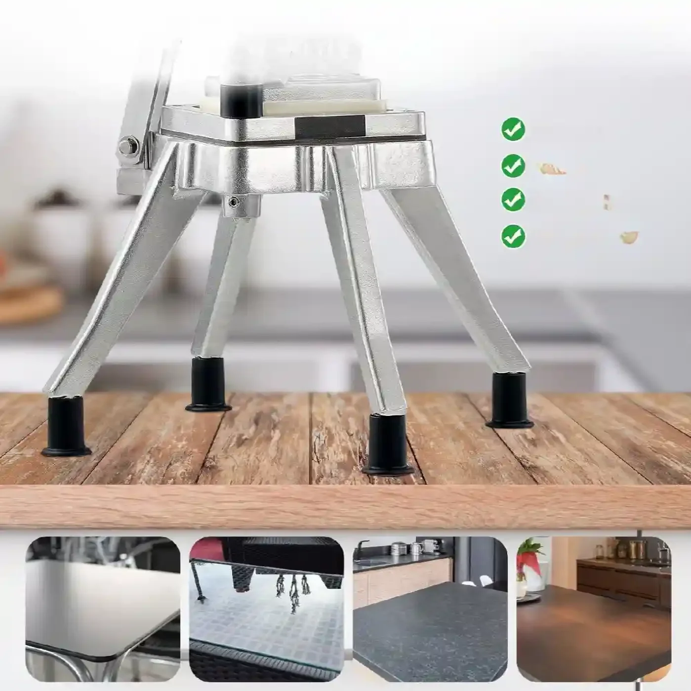 Krajalnica do frytek warzyw ręczna ostrze 6,35 mm - obrazek 7