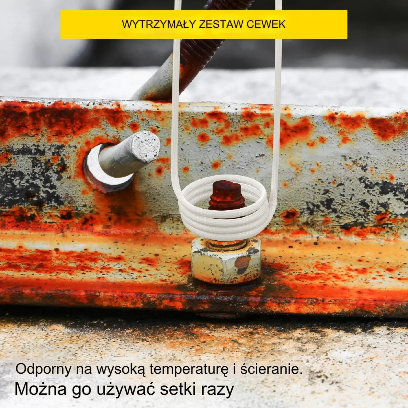 Induktor grzewczy magnetyczny 8szt do odkręcania zapieczonych śrub - obrazek 2