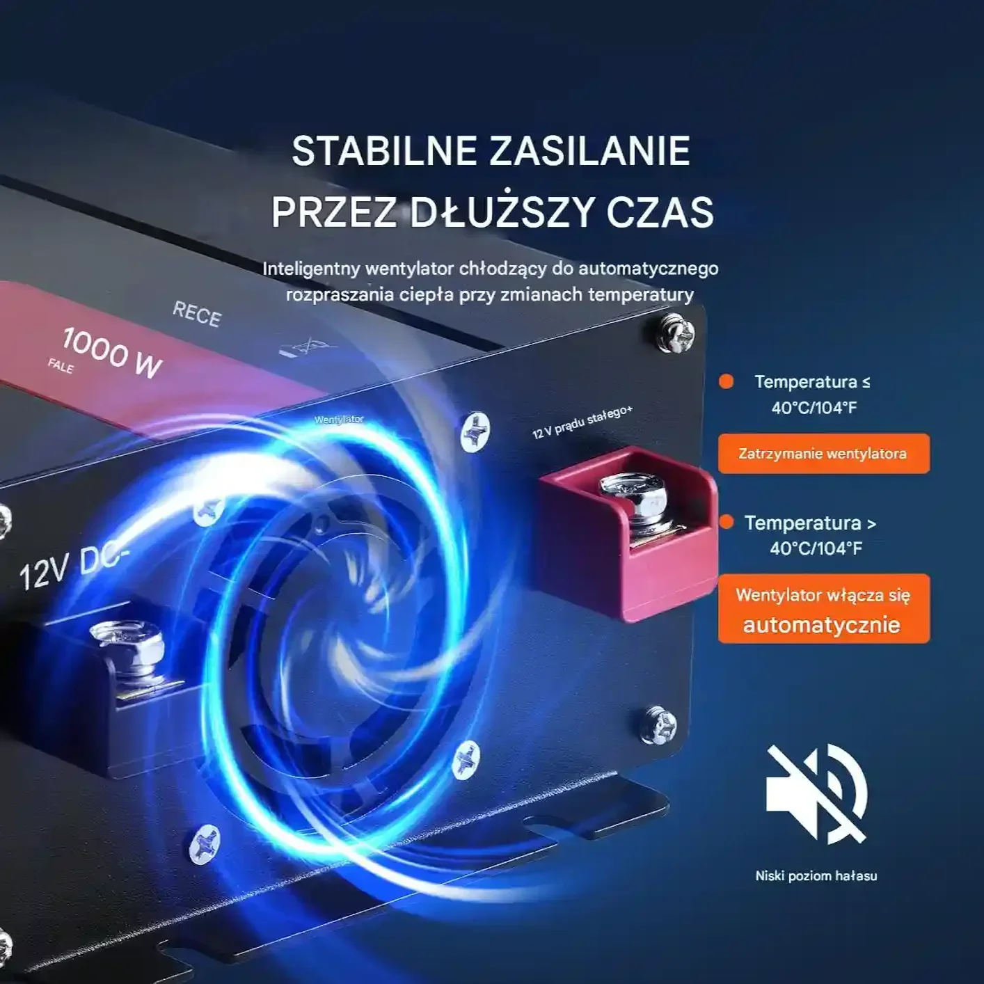Przetwornica napięcia falownik 1000 W - obrazek 5