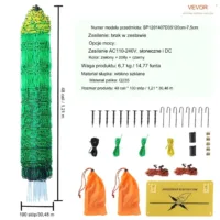 Elektryczna siatka ogrodzeniowa 1.21 x 30.48 m