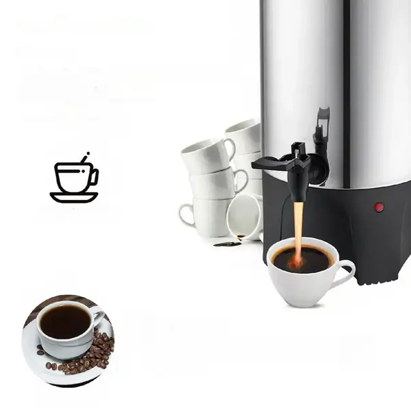 WARNIK do wody PODGRZEWACZ do kawy herbaty 7,4 l - obrazek 5