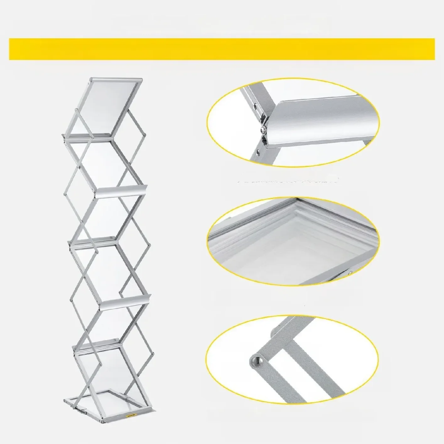 Stojak ekspozytor na ulotki menu informacyjny gazety a4 składany - obrazek 7