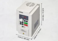 Falownik VFD 2.2kW 3HP 380V 1/3 fazowy sterownik silnika CNC regulowany