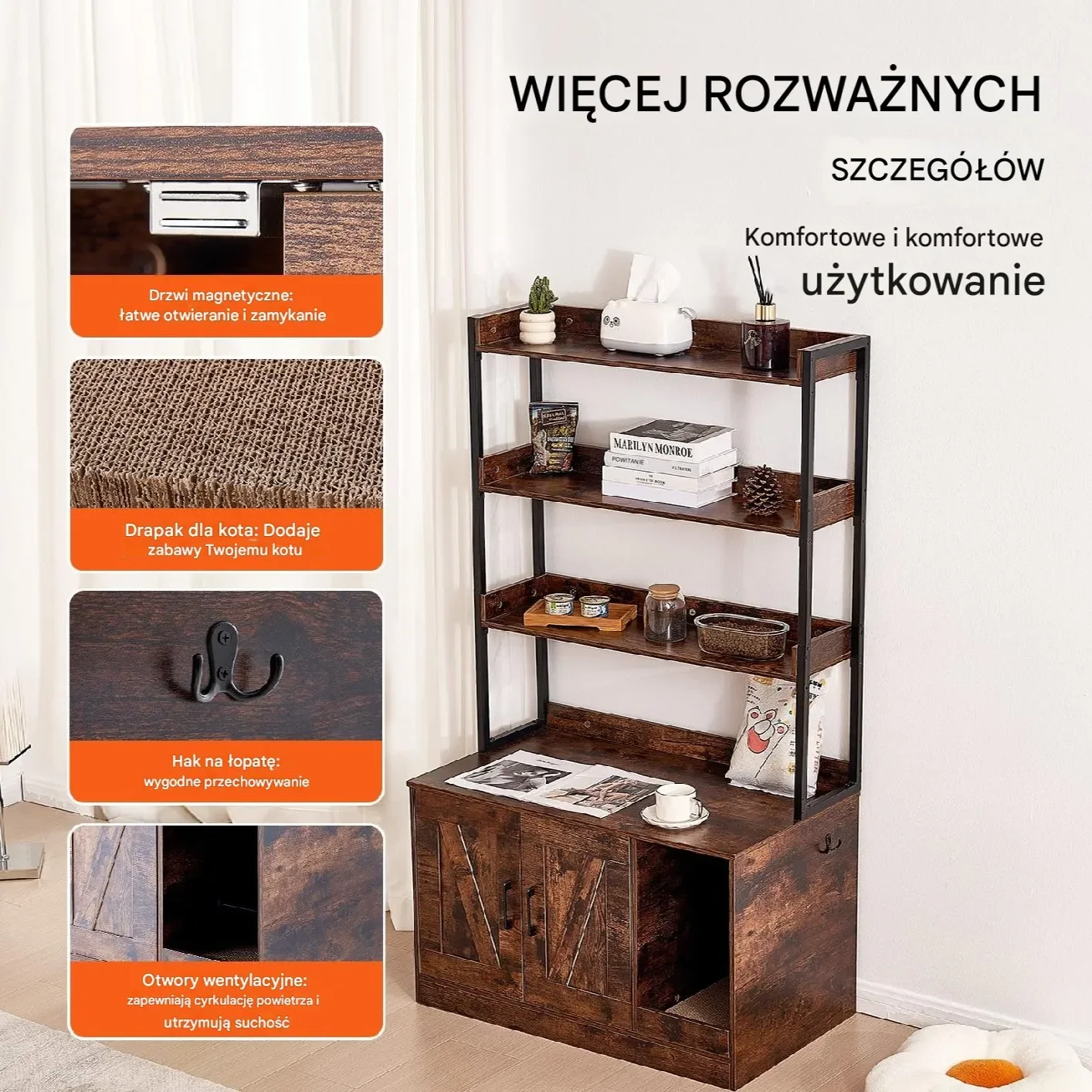 Obudowa na Kuwetę z Trzema Półkami - obrazek 5