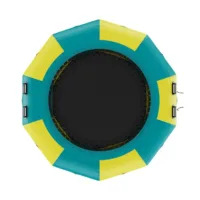 Dmuchana trampolina wodna + pompka elektryczna 310 cm żółta