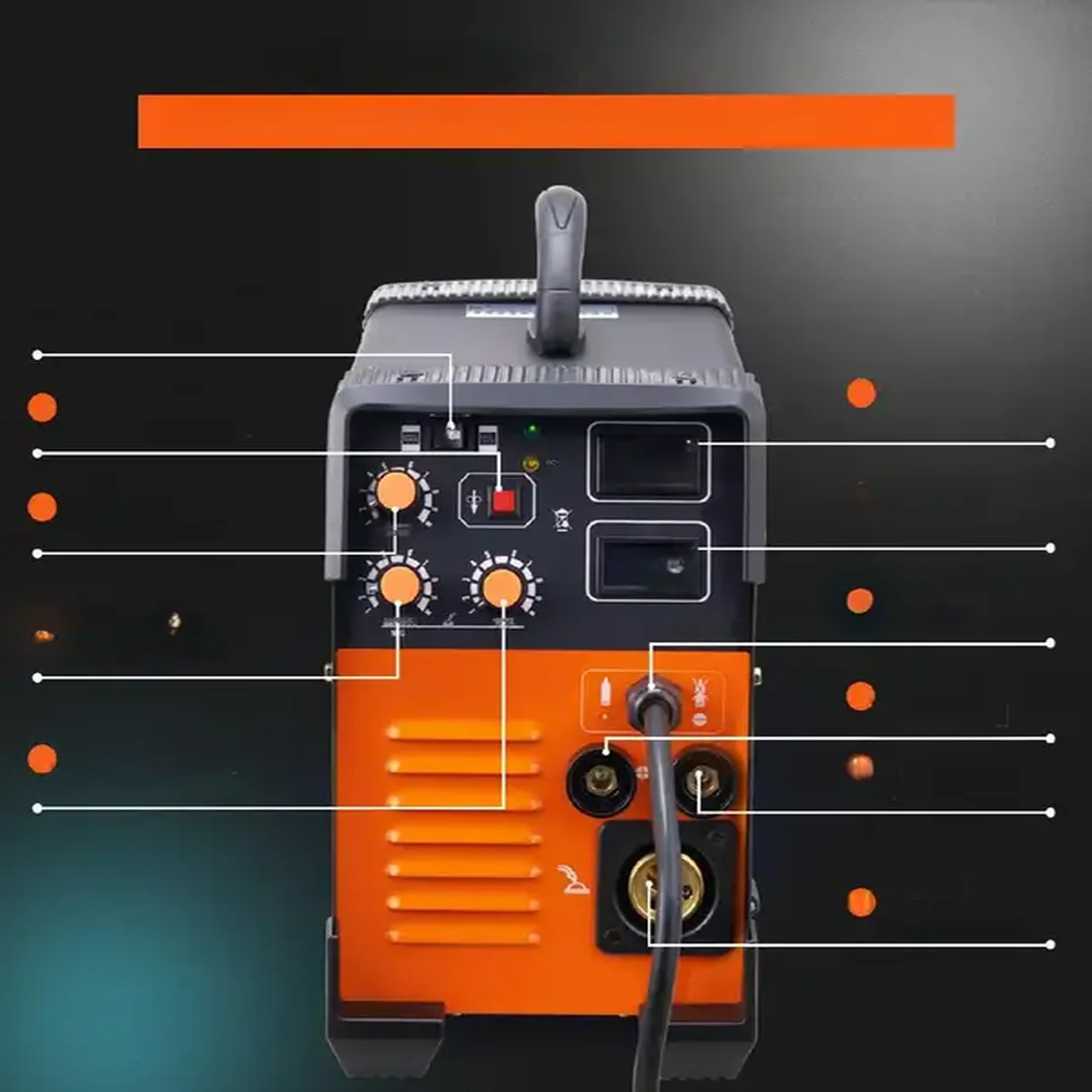 Spawarka inwertorowa 200A MIG/MMA/TIG – przecinarka plazmowa 3w1 - obrazek 6