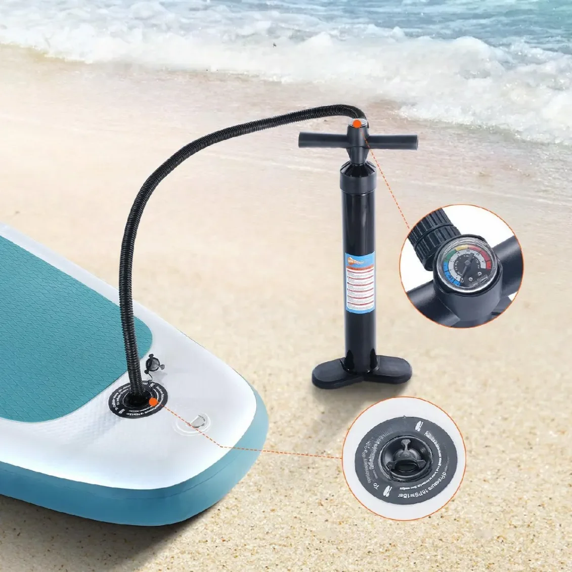 Deska sup do pływania pompowana stand up paddle 304cm - obrazek 2