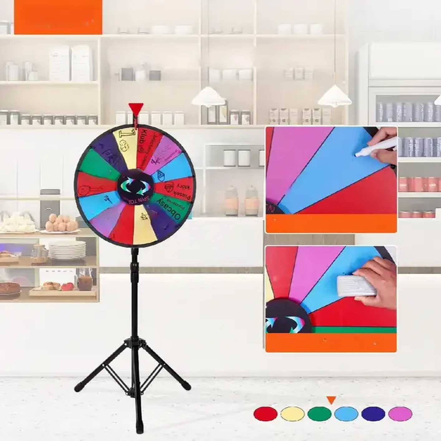 Koło fortuny nagród gra ścieralne loteria 45x150 cm - obrazek 7