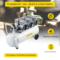 Kompresor sprężarka powietrza 100 L 750 W