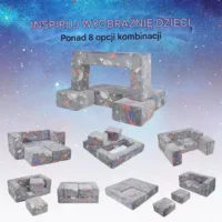 Mini Sofa dla Dzieci Kanapa do Pokoju Dziecka Kanapa Dziecięca świecąca