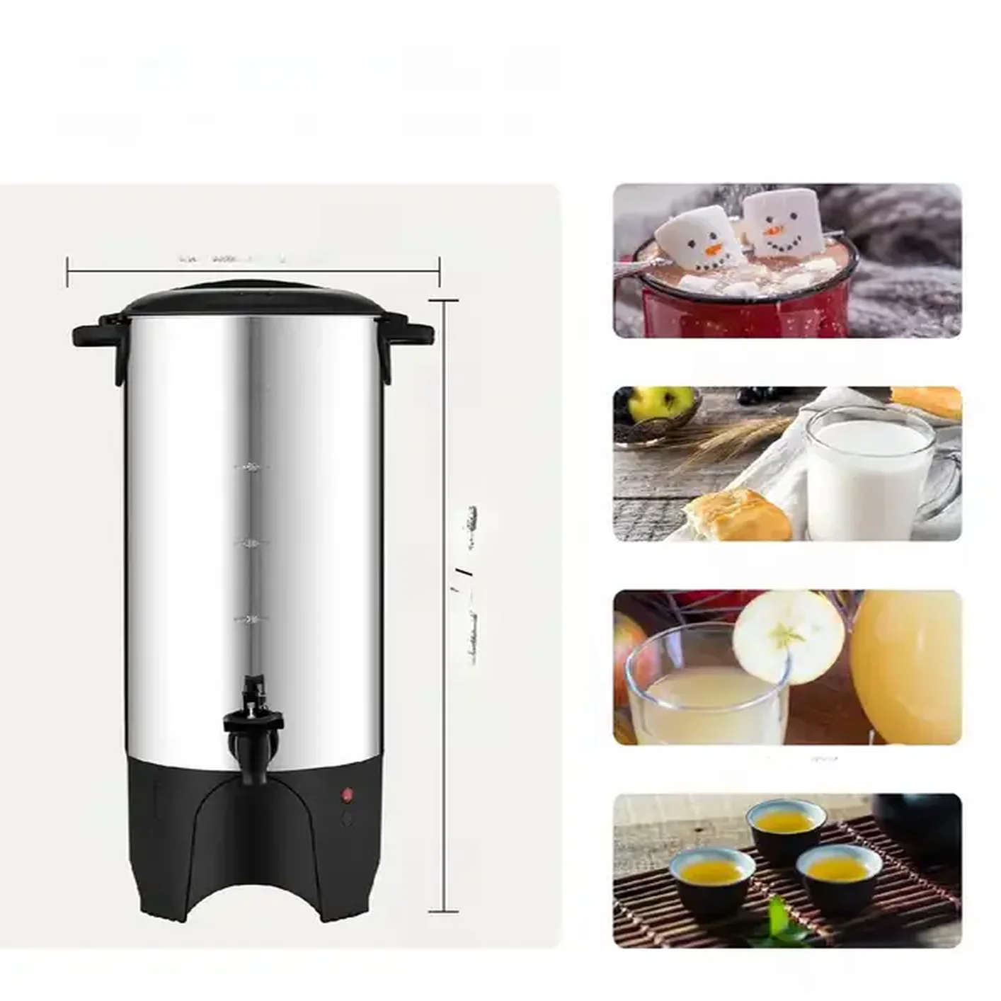 WARNIK do wody PODGRZEWACZ do kawy herbaty 7,4 l - obrazek 2