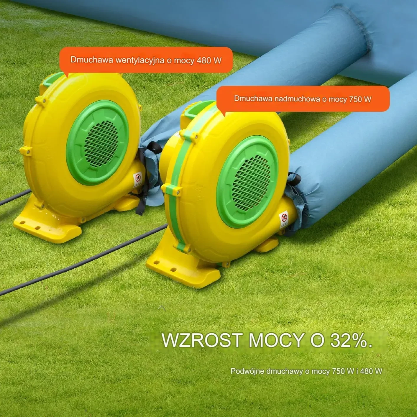 Nadmuchiwany namiot lakierniczy kabina 7 x 4 x 2,75 m + dmuchawa - obrazek 2