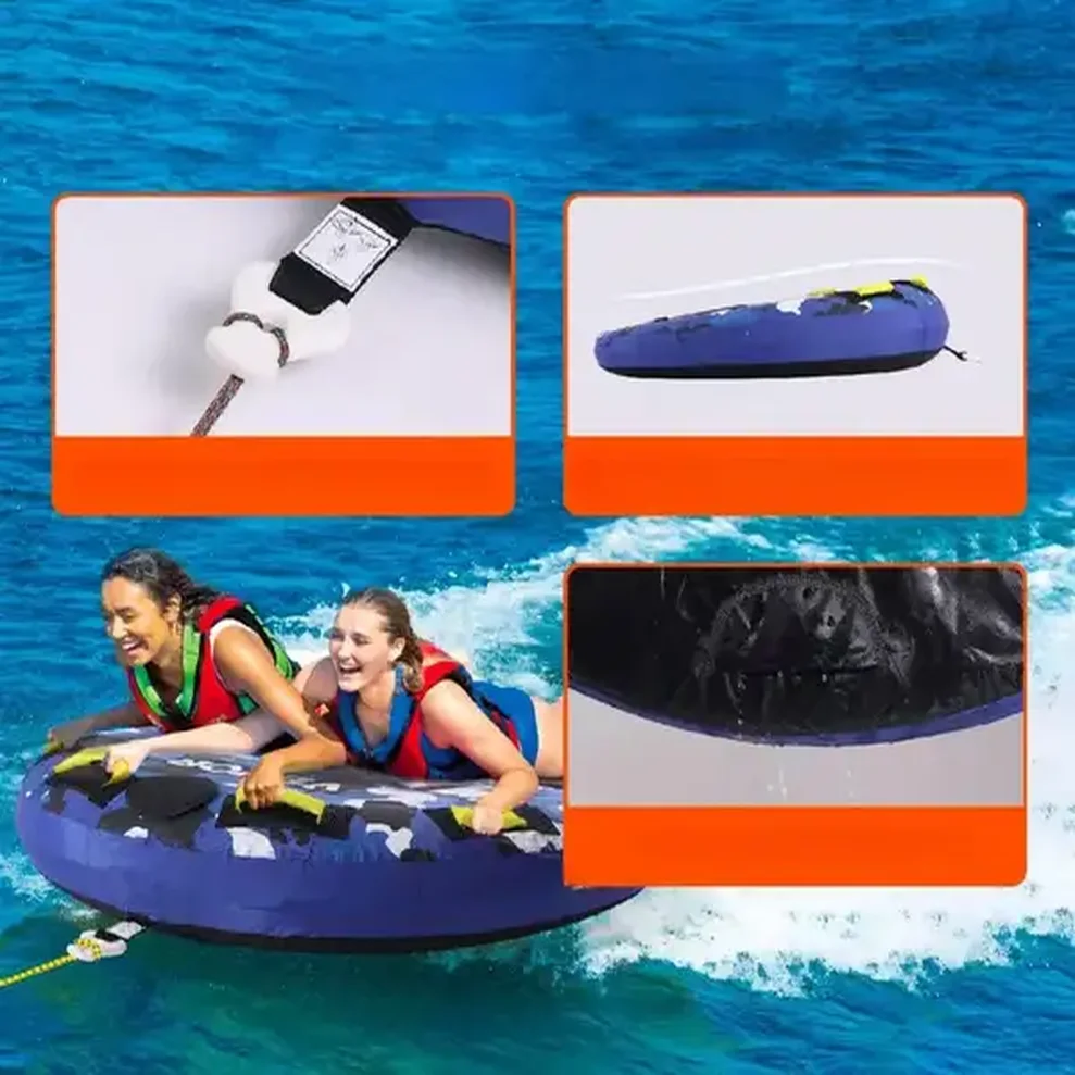 Koło ponton materac do holowania na wodzie 2 osobowy do 154 kg - obrazek 4