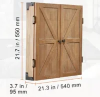 Szafka do dart solidna drewniana z tablicą wyników do gry dom bar klub