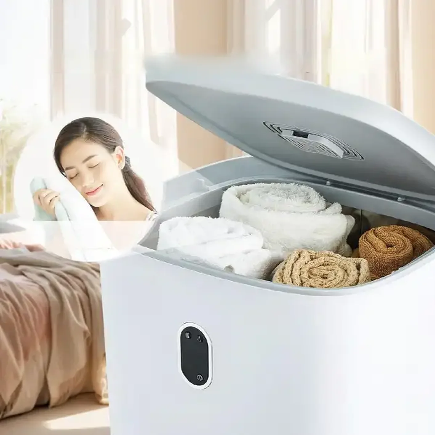 Podgrzewacz do ręczników 35L ekran LED + Timer - obrazek 2