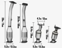 Kolektor wydechowy z katalizatorem 4.0L do Frontier 05-11 zestaw uszczelek