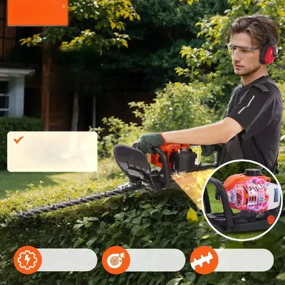 Podkaszarka do żywopłotu nożyce piła spalinowa - obrazek 6