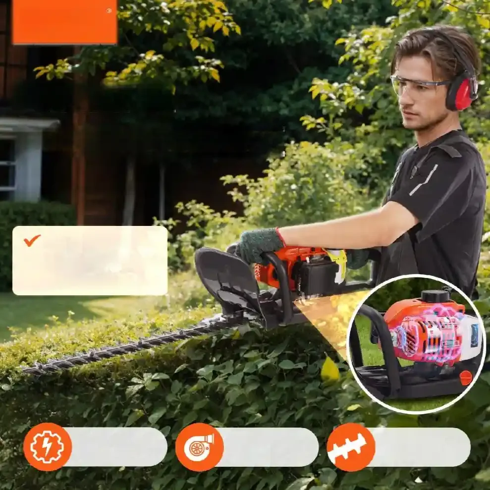 Podkaszarka do żywopłotu nożyce piła spalinowa - obrazek 6