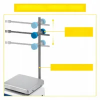 Mieszadło magnetyczne + podgrzewanie 2L 0-1600 obr./min