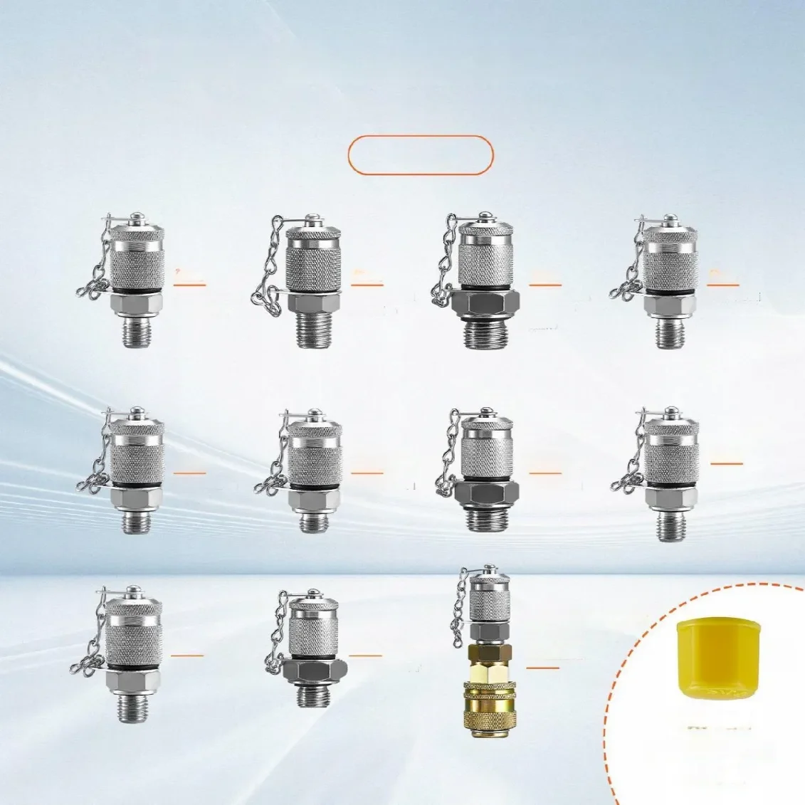 Zestaw do pomiaru ciśnienia hydraulicznego 11 złączy - obrazek 4
