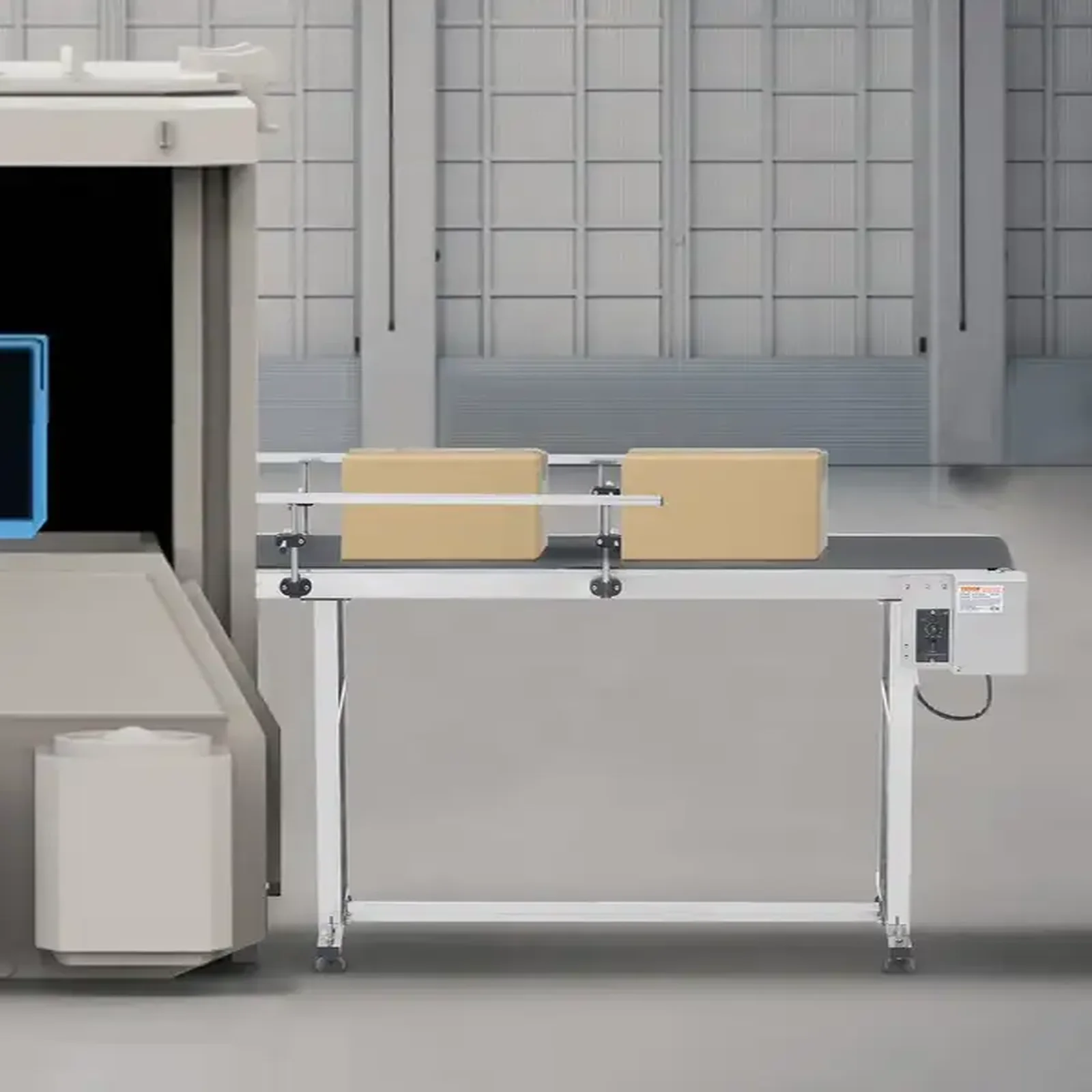 Przenośnik podajnik taśmowy 150 x 36 cm 28 m/min - obrazek 4