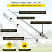 Komplet CNC SBR20 prowadnice liniowe z 3 śrubami kulowymi i łożyskami