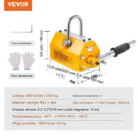Chwytak magnetyczny do blach magnes podnośnik magnetyczny 2000 kg