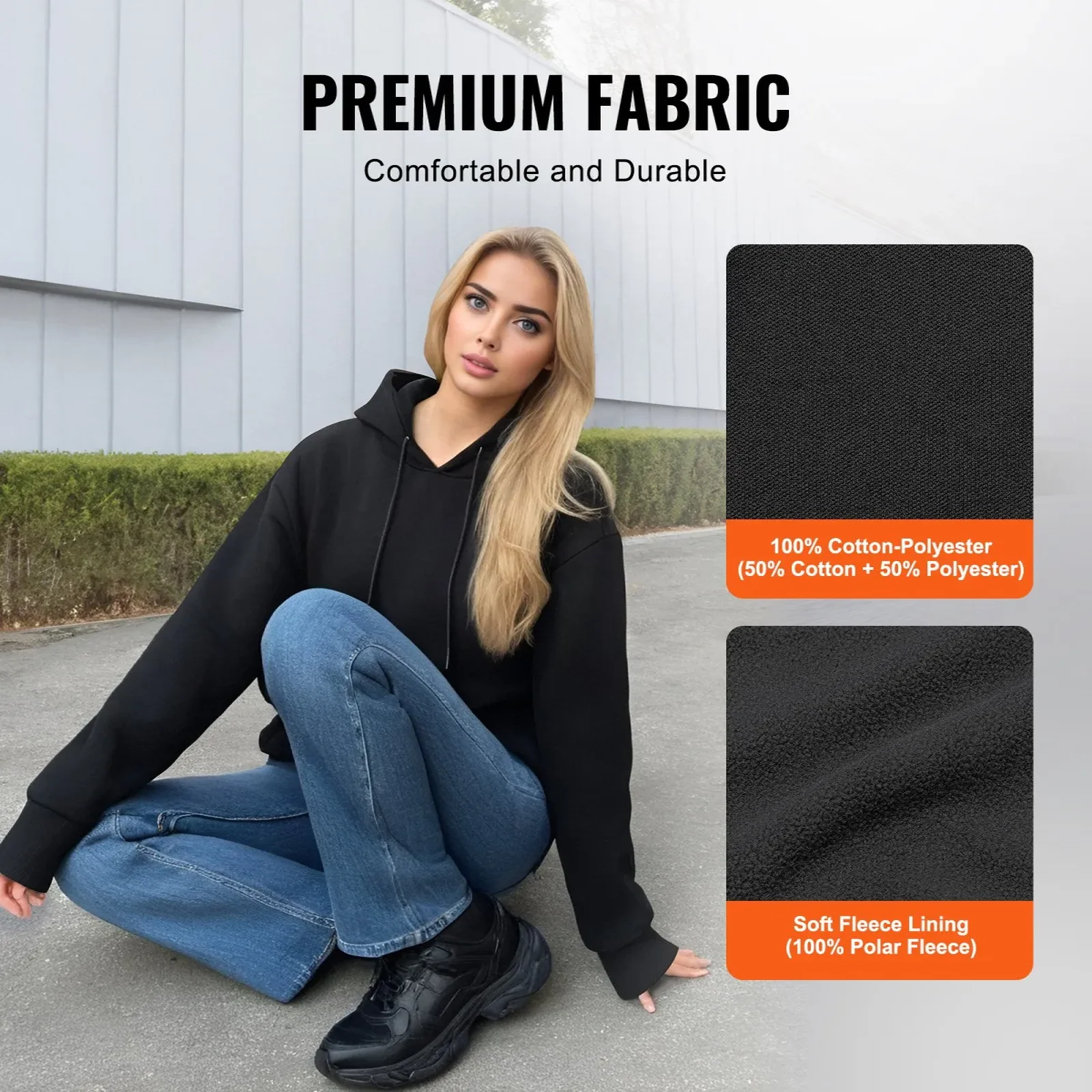 Podgrzewana Bluza z Kapturem Unisex S - obrazek 3