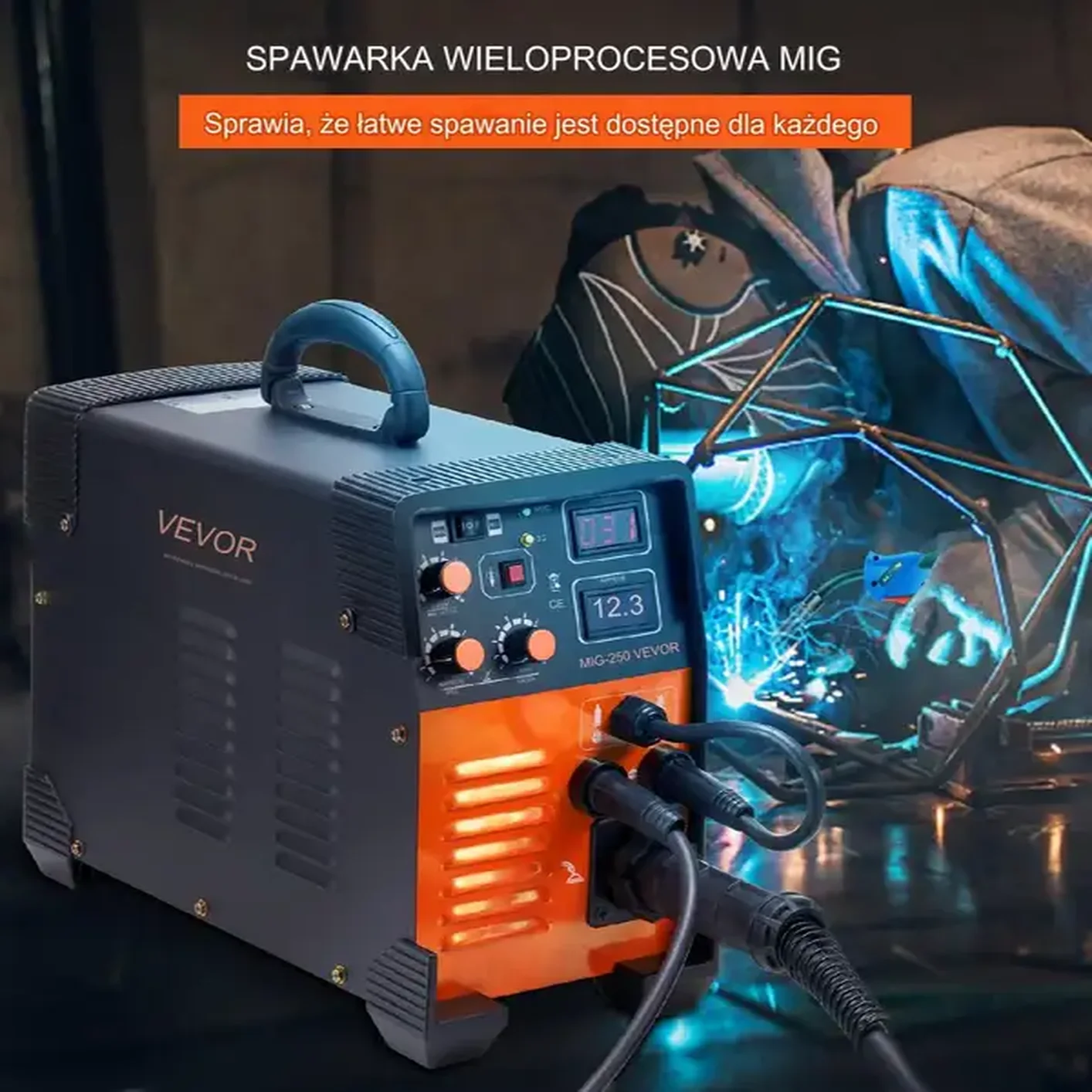 Spawarka inwertorowa Przecinarka plazmowa 250A 220V MIG/MMA/TIG - obrazek 4