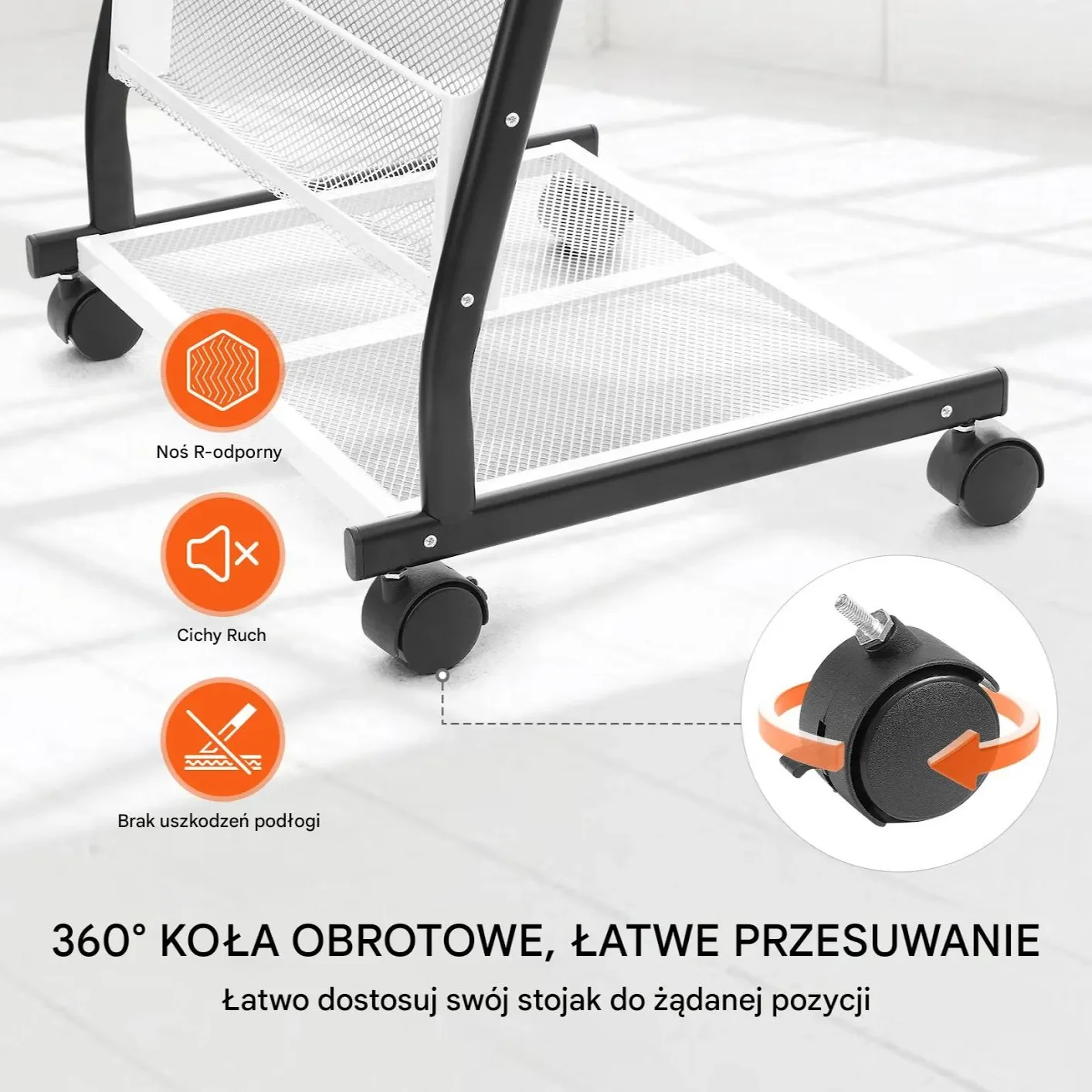 Stojak na broszury 6 poziomów regał ekspozycyjny wys. 135 cm na gazety - obrazek 3