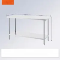 Stół roboczy blat gastronomiczny nierdzewny – 152,4 x 61 cm