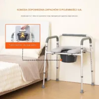 Krzesło toaletowe Sedes pomocniczy pomoc dla seniora i niepełnosprawnych