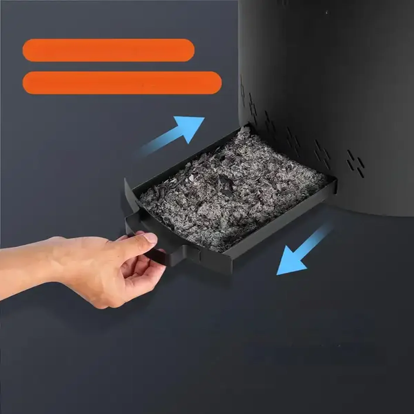 Biokominek kominek wolnostojący na taras stół ogrodowy stojący 40 cm - obrazek 4