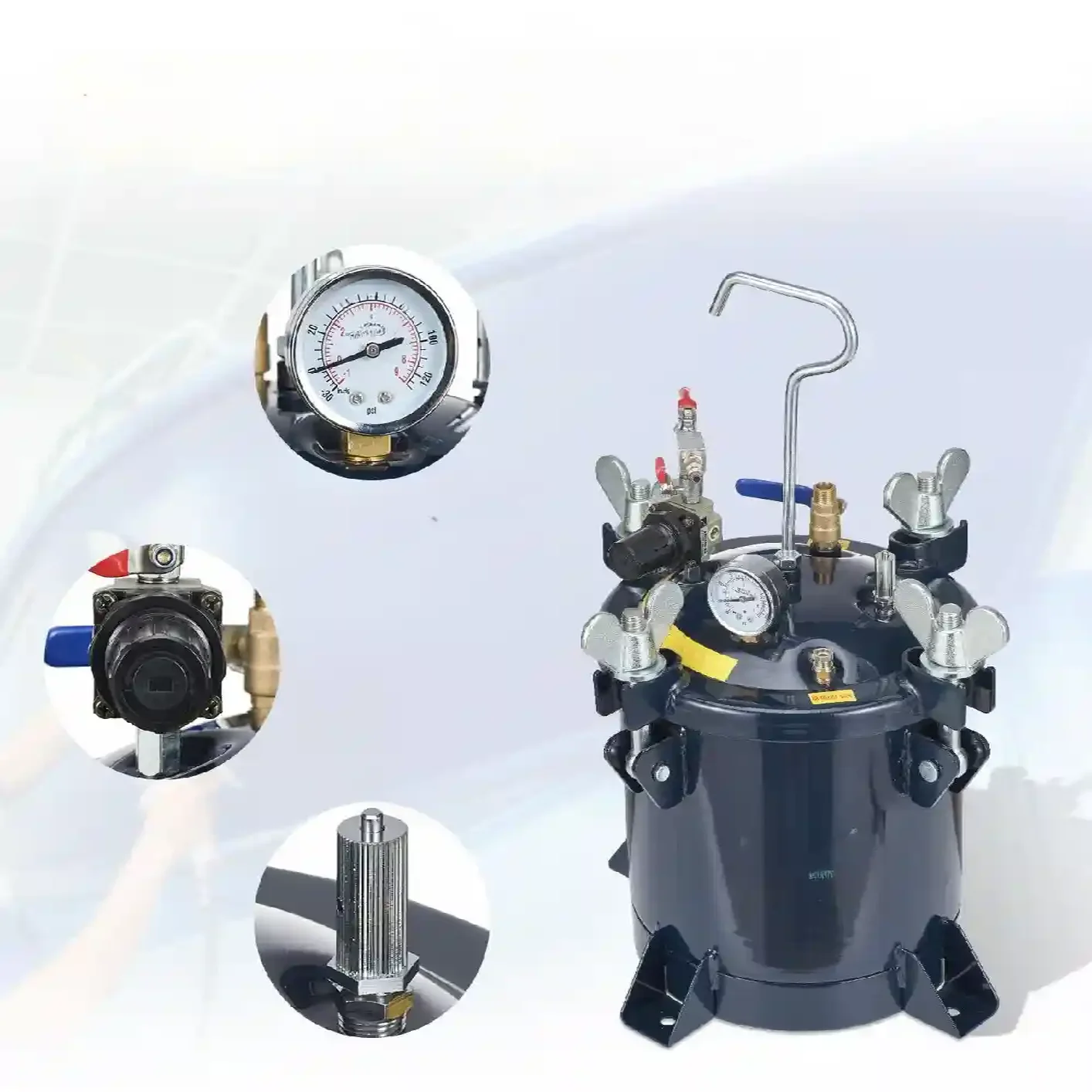 Zbiornik ciśnieniowy na farbę 10L 4,8 bar - obrazek 2