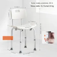 Krzesło prysznicowe do 158 kg