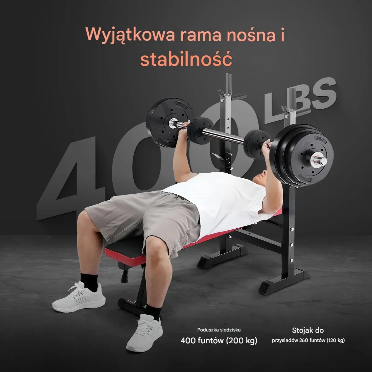 Ławka do ćwiczeń siłowych i inwersyjnych składana do domowego treningu - obrazek 3