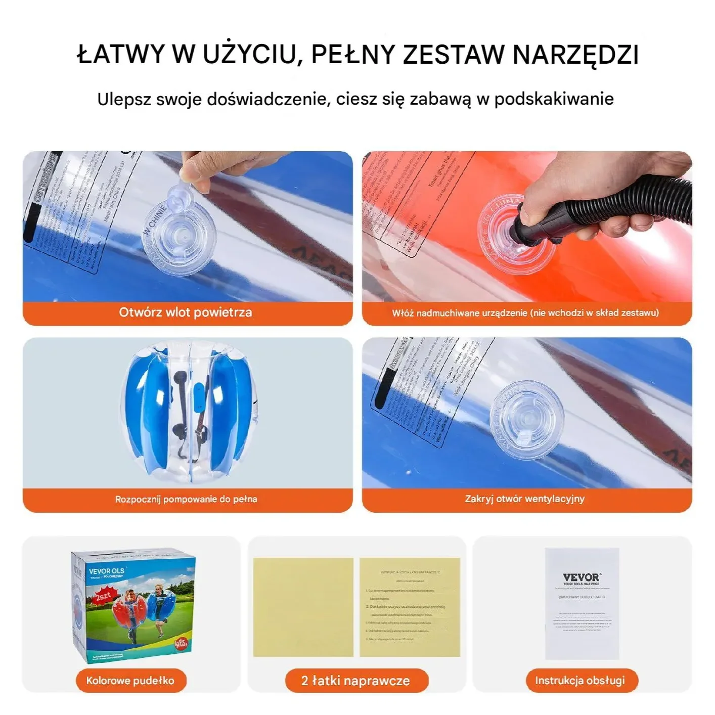 Nadmuchiwana Piłka do Zabawy 2-pak - obrazek 3