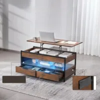 Stolik kawowy ława z podnoszonym blatem schowkiem + szuflady