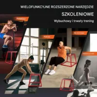 Skrzynia crossfit plyometryczna JUMP BOX 3 wysokości