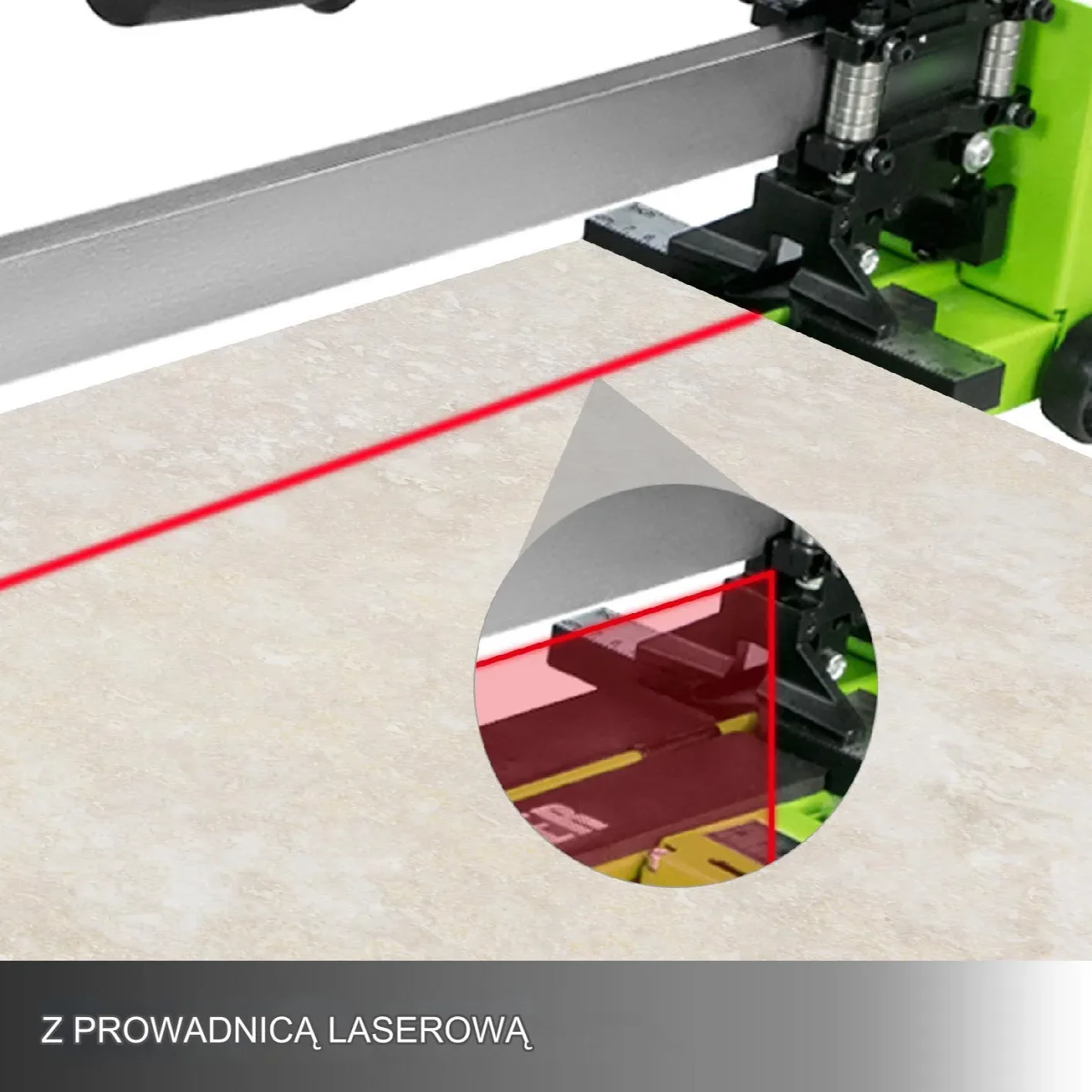 Profesjonalna maszynka do cięcia płytek, glazury i gresu Przecinarka 800 mm - obrazek 3
