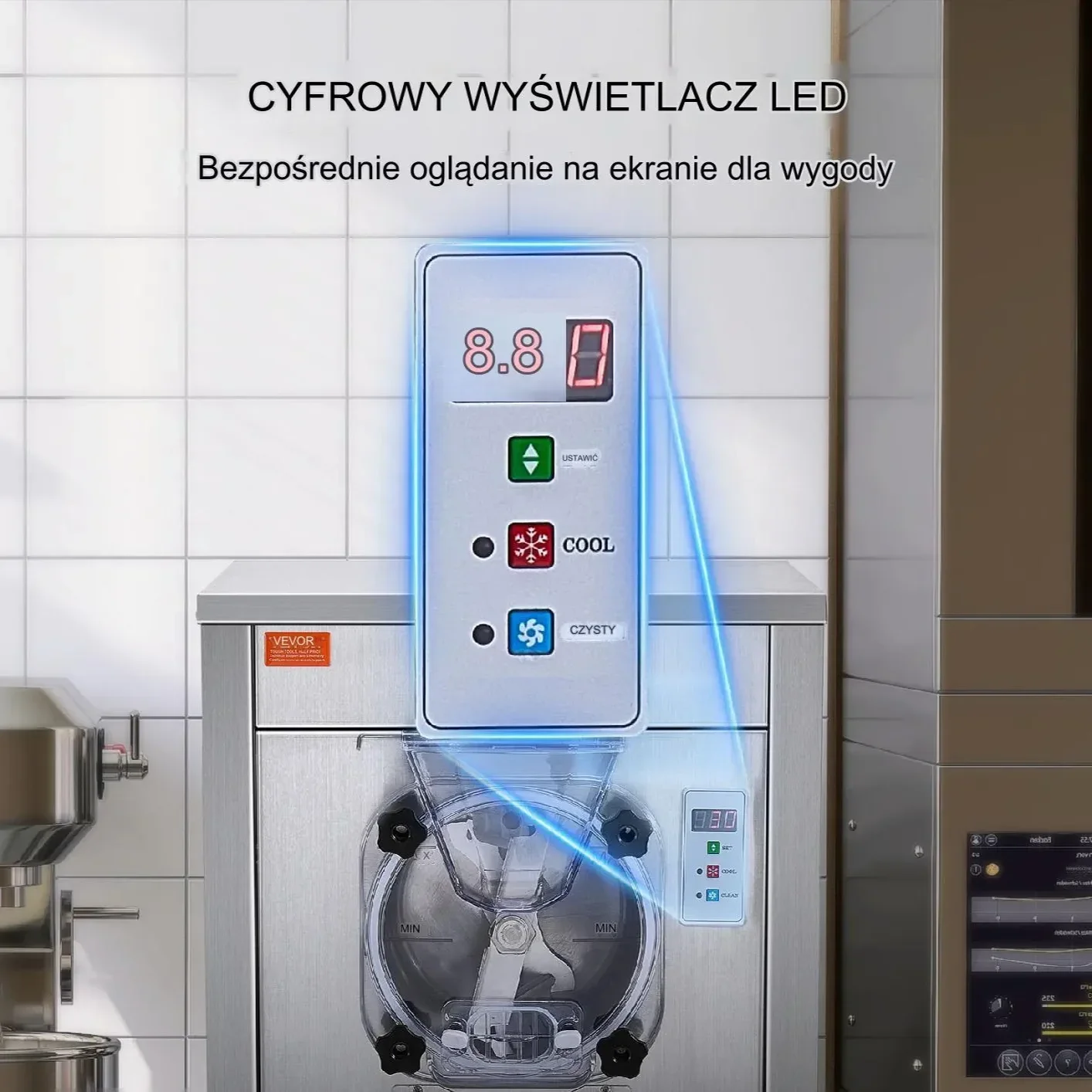 Maszyna do robienia lodów 18l/h - obrazek 4