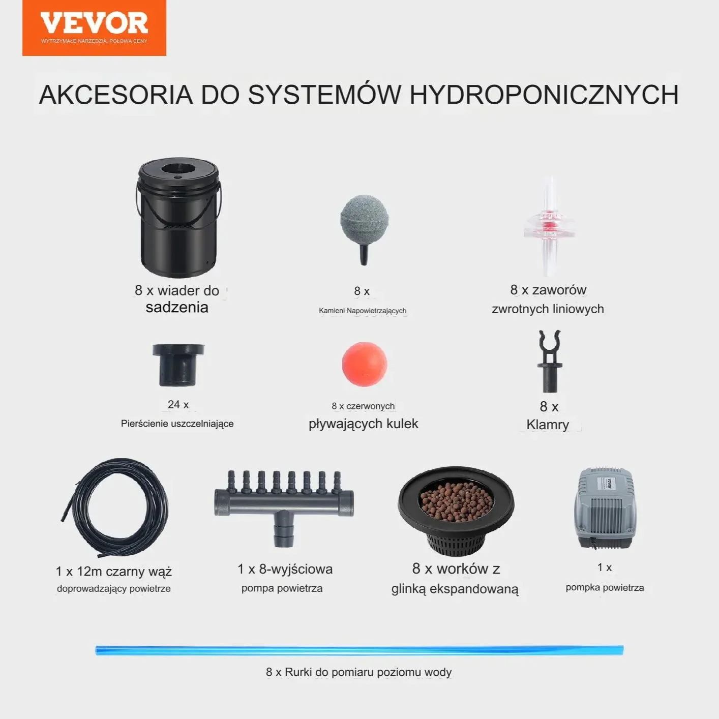 System do Uprawy Hydroponicznej Osiem Doniczek - obrazek 6