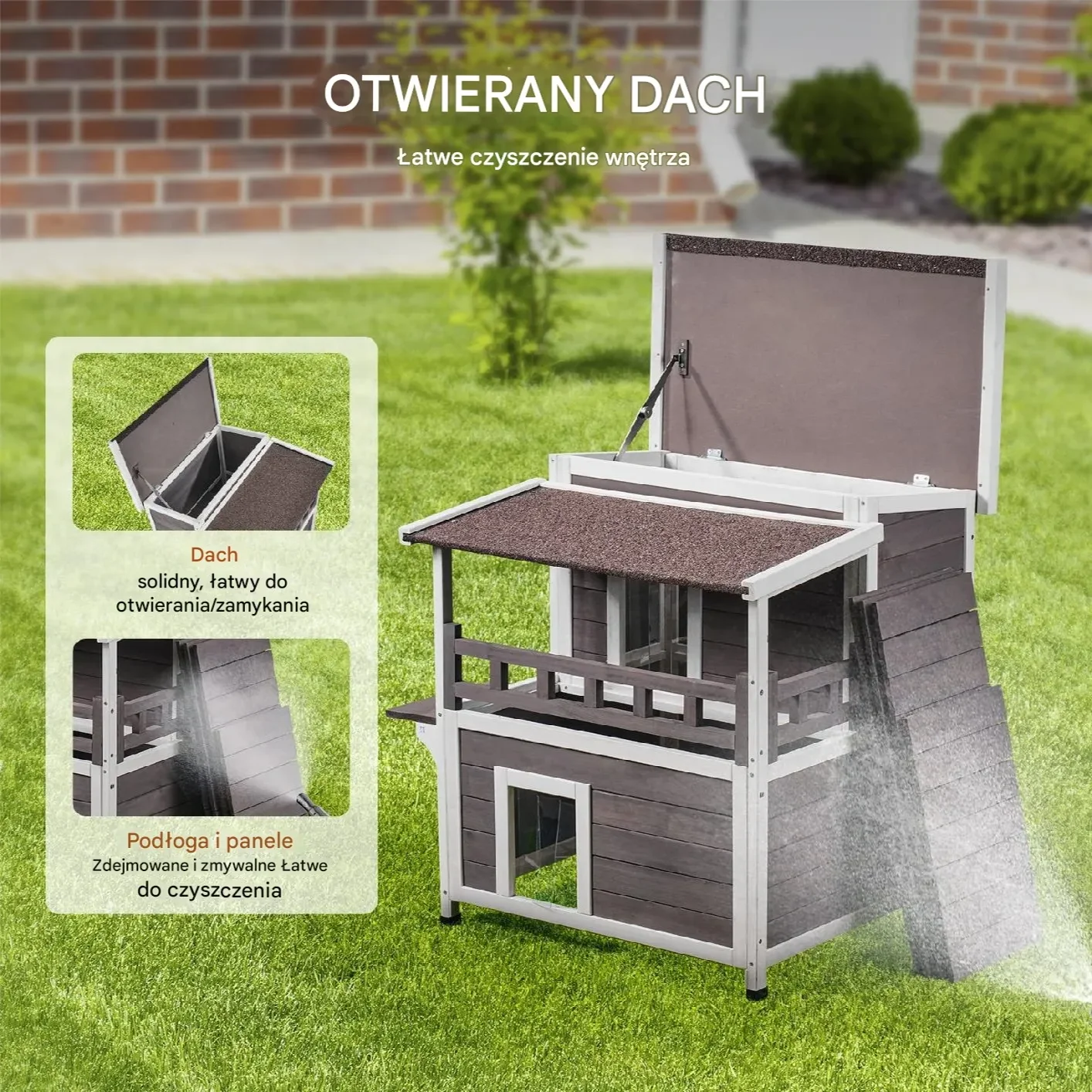 Domek dla Kota 77 cm - obrazek 2